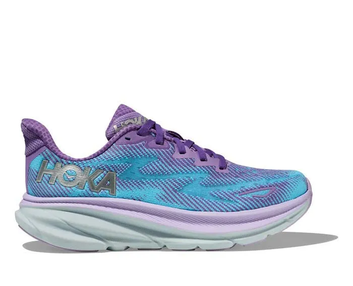 Womens Hoka Clifton 9 in Chalk Violet/Pastel Lilac