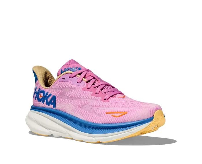 Womens Hoka Clifton 9 in Cyclamen/Sweet Lilac