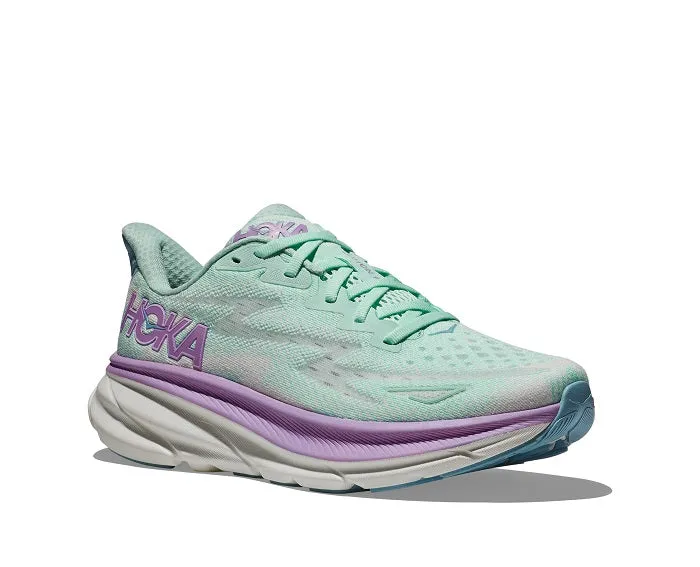 Womens Hoka Clifton 9 in Sunlit Ocean/Lilac Mist