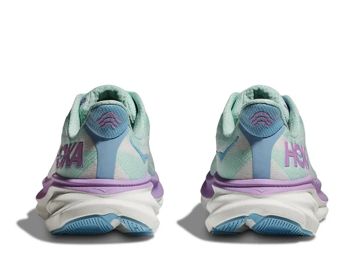 Womens Hoka Clifton 9 in Sunlit Ocean/Lilac Mist